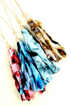 Load image into Gallery viewer, Fabric Tassel Pendant Necklace

