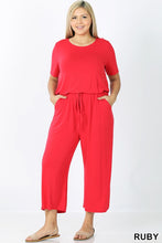 Load image into Gallery viewer, Capri Jumpsuit With Pockets
