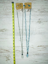 Load image into Gallery viewer, Long Crystal Necklace w/ Earrings
