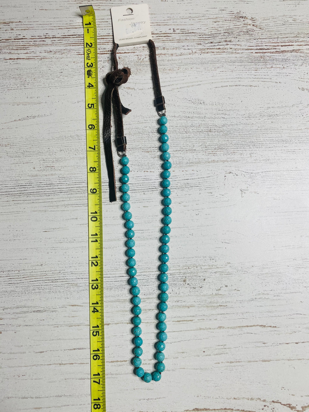 Beaded Tie Necklace