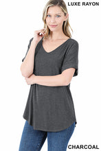 Load image into Gallery viewer, Everyday Cuff Sleeve V-Neck

