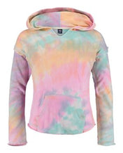 Load image into Gallery viewer, Kid&#39;s Rainbow Sherbet Tie Dye Lightweight Hoodie
