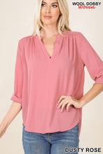 Load image into Gallery viewer, Split Neck Blouse
