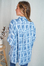 Load image into Gallery viewer, Tie Dye Stripe Pocket Top
