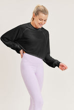 Load image into Gallery viewer, Striped Mesh Cropped Top
