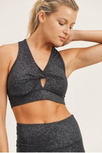 Load image into Gallery viewer, Flake Foil Twisted Sports Bra
