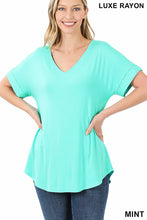 Load image into Gallery viewer, Everyday Cuff Sleeve V-Neck
