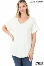 Load image into Gallery viewer, Everyday Cuff Sleeve V-Neck
