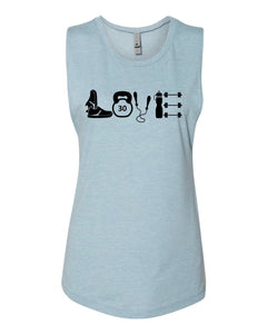 LOVE- Gym Graphic