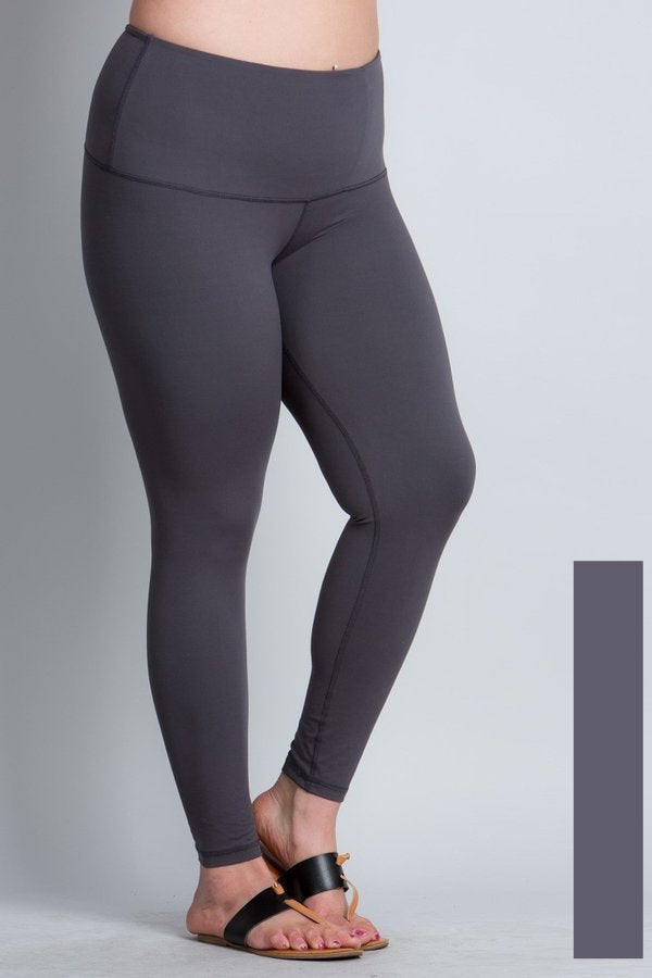 Leggings Solid Charcoal