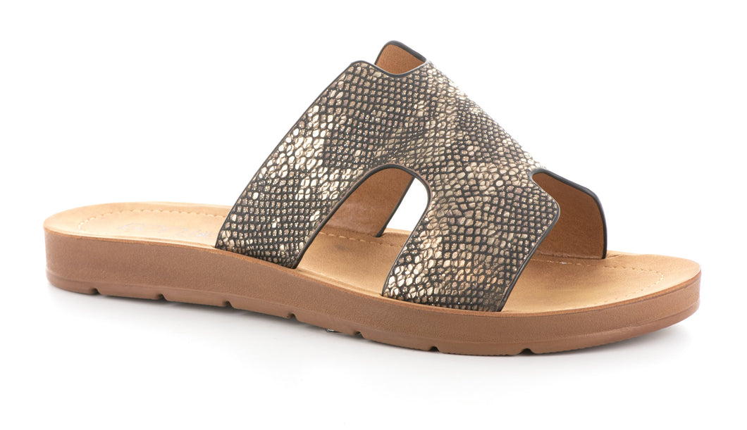 Bogalusa Sandals Gun Metal