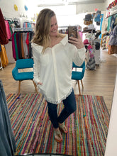 Load image into Gallery viewer, Off Shoulder Button Down
