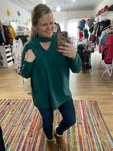 Load image into Gallery viewer, Keyhole Light Weight Sweater

