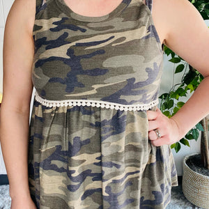 Camo Pompom Tank