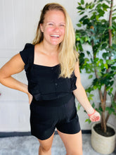 Load image into Gallery viewer, Ruffle Sleeve Romper
