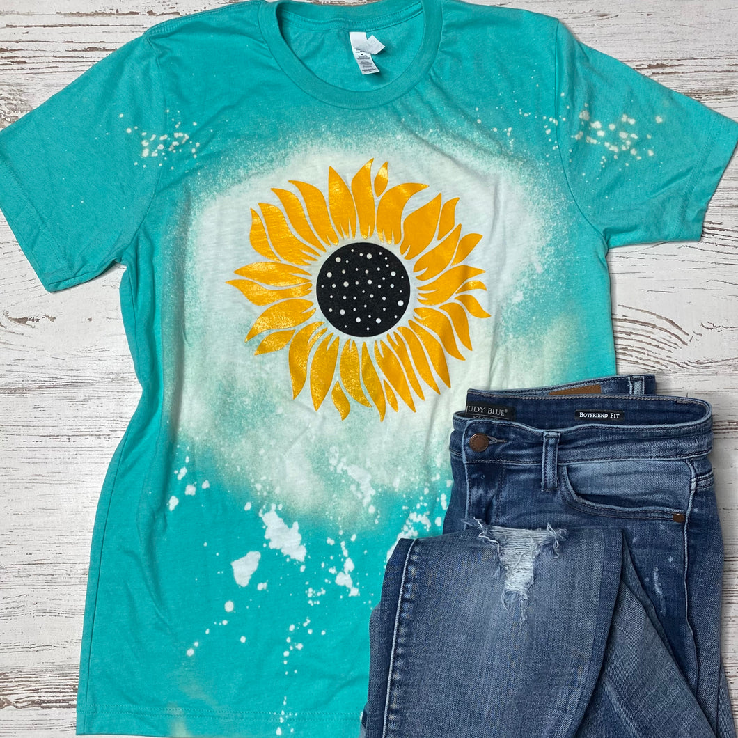 Sunflower Bleached Graphic Tee