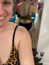 Load image into Gallery viewer, Women&#39;s One Piece Leopard Print Color Block
