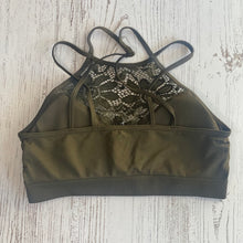 Load image into Gallery viewer, High Neck Lace Cutout Bralette

