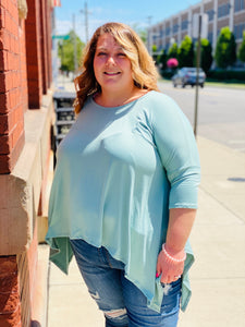 Side Point Knit Tunic
