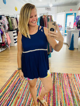 Load image into Gallery viewer, Pompom Triple Tank

