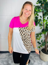 Load image into Gallery viewer, Cheetah Color Block Top
