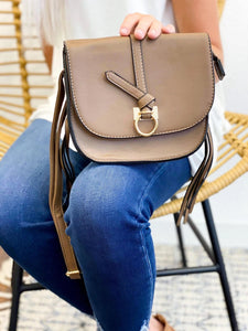 Crossbody Clutch With Fringe