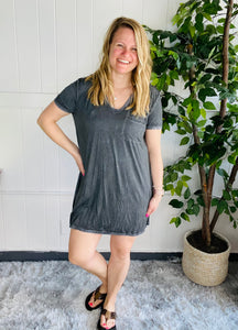 Washed Tee Dress