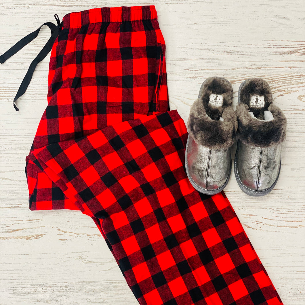 Flannel Pants with Pockets
