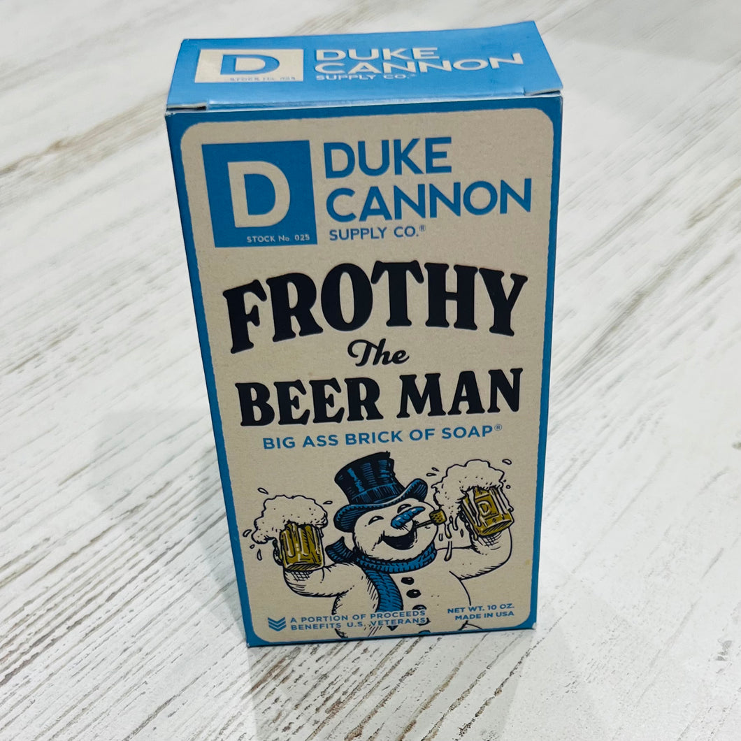 Frothy the Beer Man soap