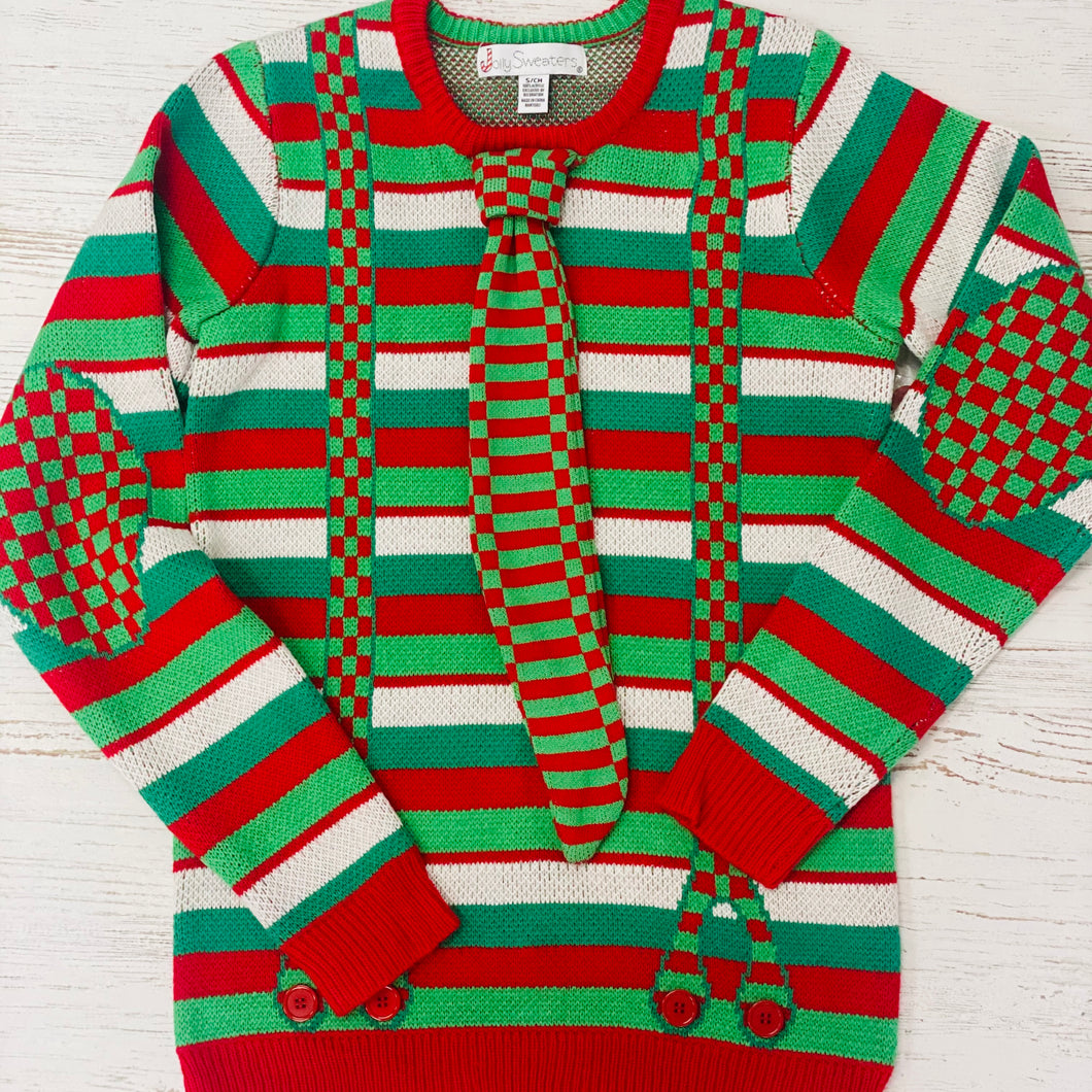Ugly Christmas Sweater: Tie/Suspenders