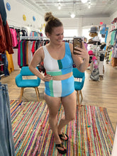 Load image into Gallery viewer, Women&#39;s High Waisted Colorblock Bottom
