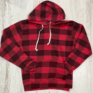 Red Plaid Hoodie