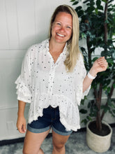 Load image into Gallery viewer, Polka Dot Babydoll Top
