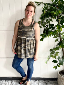 Camo Pompom Tank