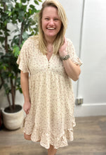 Load image into Gallery viewer, V Neck Floral Dress
