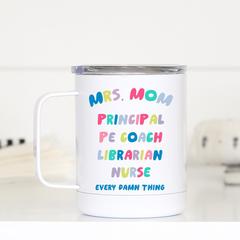 Stainless Steel Coffee Mug- Mrs. Mom