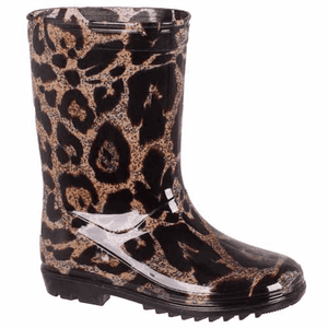 Kid's Riverwalk Rainboot Leopard Print