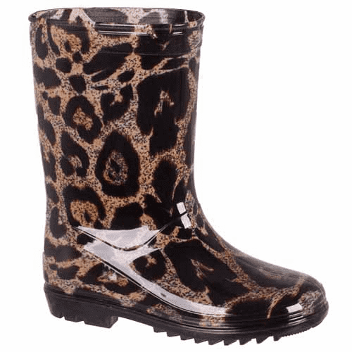 Kid's Riverwalk Rainboot Leopard Print
